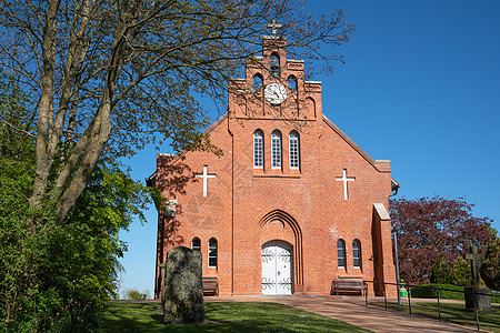 德国佩洛虫教会建筑地方外观植物旅行假期地标大教堂文化遗产文化图片