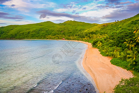 斐济群岛太平洋夏季夏日热带沙沙滩太平洋摄影晴天海浪天堂游客旅行气候风景假期旅游图片