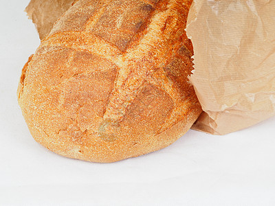 白色底底的二次曲线面包盘口面包食物小麦早餐宏观味道象限碳水生物烘烤营养图片