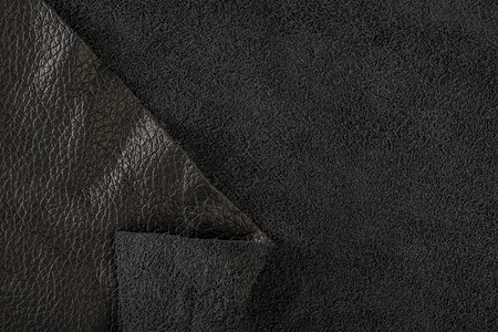 设计或工程的天然黑色皮革纹理 Velvet 皮革逆向鹿皮动物墙纸织物天鹅绒项目奢华装潢纺织品配饰图片