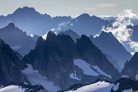 瑞士Titlis山山脉的Sustenhorn观测站低温地方城市风景山岭山脉旅游省会天空荒野背景图片