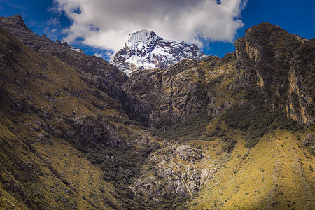 在的Huascaran山群 雪压安第斯山脉 秘鲁安卡什山脉景观山峰晴天荒野日落目的地火山风景环境保护图片