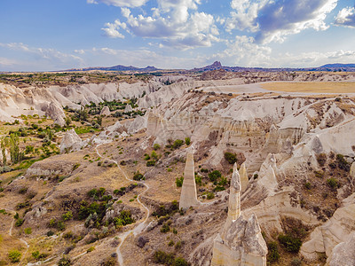 土耳其大众旅游目的地的独特地质构造编队假期石头公园国家气球篮子地标洞穴爬坡图片