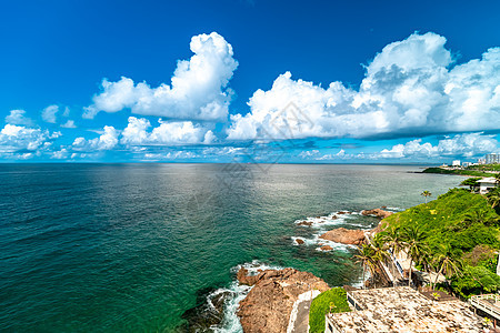巴西 萨尔瓦多的海洋海岸图片