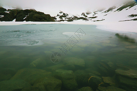阿根廷乌斯怀亚州的安第斯山脉景观冰川国际反射风景山脉地标天空寂寞全球湖岸图片