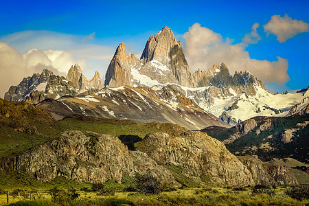 伊迪利克查尔滕 菲茨罗伊 巴塔哥尼亚 阿根廷 洛斯格拉西亚雷斯山峰摄影地方天空目的地旅游悬崖旅行风景运输图片