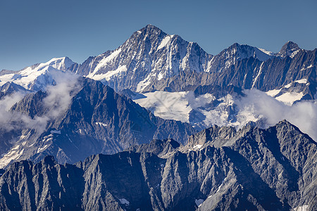 瑞士Titlis山山脉的Sustenhorn观测站旅游登山天空目的地悬崖岩石荒野省会季节环境图片