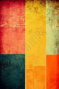 当代水彩色艺术的抽象多彩性现代水彩色艺术绘画横幅艺术品红色黄色帆布水彩蓝色雪花橙子图片