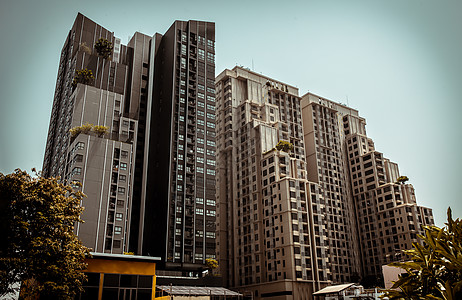 翻天覆地的城市摩天大楼的建筑风景背景住宅纹理建筑公寓房地产建筑学场景高楼风景图片