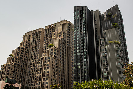 翻天覆地的城市摩天大楼的建筑风景场景玻璃墙建筑首都高楼背景住宅公寓天空外观图片