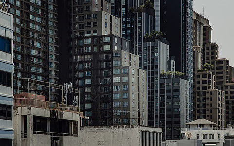 翻天覆地的城市摩天大楼的建筑风景社区景观背景高楼纹理吸引力市中心天空玻璃墙建筑图片