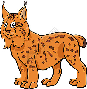 有趣的卡通漫画 Lynx野兽的性格图片