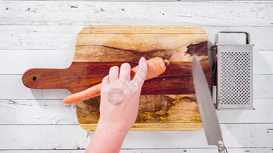 烹煮橙子砧板蔬菜食物烹饪萝卜草本植物大蒜词源橙色图片