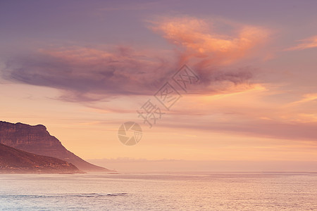 开普海岸的清静水域 开普海岸平静的海景图片