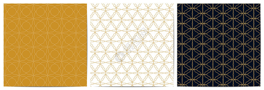 抽象几何图案圆重重叠织物包装奢华艺术纺织品墙纸插图装饰品打印圆圈图片