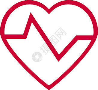 心脏和脉搏 矢量心脏病学标识医院海浪韵律运动技术专家生活心电图图片