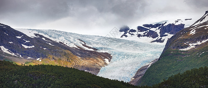 挪威北部斯瓦尔蒂斯登冰冠图片