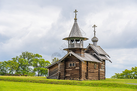 Kizhi岛的木质旧教堂 俄国卡列利亚图片