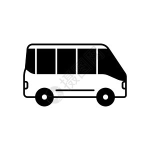 巴士图标 乘公交车到任何地方旅行 以减少排放公共汽车校车公路教育交通勘探街道公交假期技术图片
