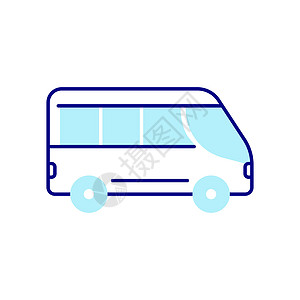 巴士图标 乘公交车到任何地方旅行 以减少排放车站勘探公交小巴校车旅游教育街道车道交通工具图片
