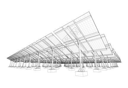 太阳能小组概念太阳环境生态工程插图能源建造业发电机力量环境保护图片