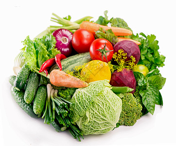 新鲜蔬菜 健康饮食 季节性有机原生蔬菜 白种杂草和白种辣椒味道植物洋葱水果食物沙拉饮食草本植物午餐图片