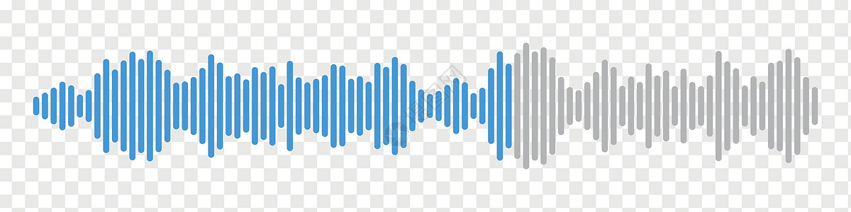 声波或语音消息图标 音乐波形 曲目广播播放 音频均衡器线 矢量图记录电话黑色图表商业嗓音收音机播客频率歌曲背景图片