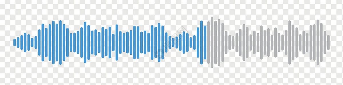 声波或语音消息图标 音乐波形 曲目广播播放 音频均衡器线 矢量图记录电话黑色图表商业嗓音收音机播客频率歌曲背景图片