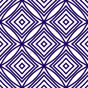 紫色对称的外表无缝无缝模式手工样本条纹墙纸对角线瓷砖奖章绑腿正方形水彩图片