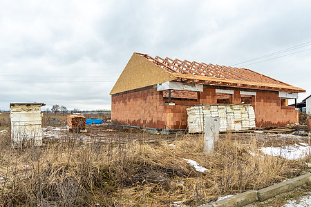 在农村建造家庭住宅财产公寓建筑学材料住房劳动水泥窗户国家建筑图片