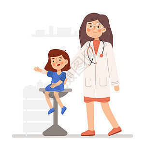 足病医生用绷带帮助一个女孩 在医疗办公室与医生预约时手臂酸痛的病人 骨科医生在医院治疗小孩 儿童医生与病人一起工作图片