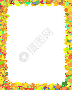秋叶框架墙纸季节黄色活力插图日历高分辨率树叶感恩红色图片