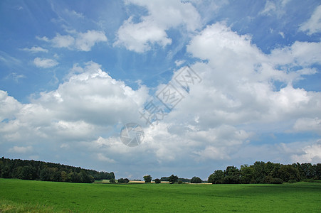 普罗伦特鲁巴莱威采兰的农村景点绿色圆柱农场培育土地饲料生产乡村场景收获图片
