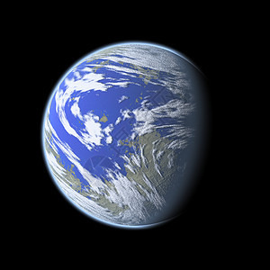 蓝色行星科学地球月球宇宙气氛环境国家引力海域插图图片