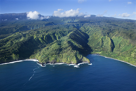 夏威夷海岸线支撑海岸自然界沿海旅游视图旅行照片山脉假期图片