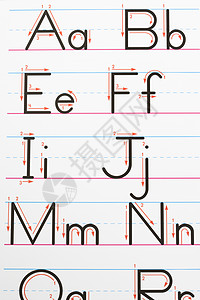 字母笔迹概念写作书法照片拼写文本家庭作业内衬印刷教育图片