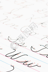 修辞写作实践教育字母小学脚本家庭作业语言内衬草书焦点工作图片