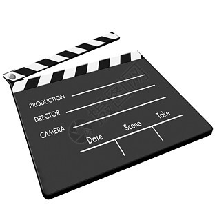 电影拍板摄影隔板娱乐工作室艺术木板相机记板视频场景图片