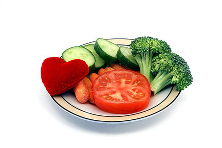 心脏健康萝卜小吃减肥午餐盘子重量饮食黄瓜生产营养图片