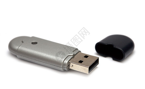 USB 设备电子记忆棒电脑宏观技术工具白色图片