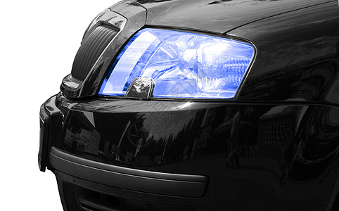 豪华汽车的车头灯摄影运输奢华技术车辆财富优雅运动金属力量图片
