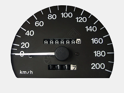 速度计运输力量技术展示金属车辆车速汽车数字白色图片
