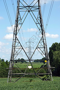 网格工业电线传播电气技术力量电缆活力天空金属图片