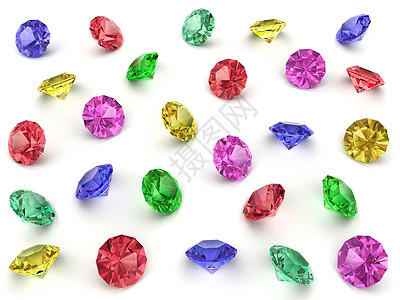 几色多色宝石玻璃女王珠宝水晶婚礼插图已婚珠宝商订婚宝藏图片