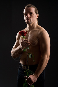 玫瑰的阴暗面故事眼睛男人兴趣黑色棕色身体阴影皮肤制造者图片
