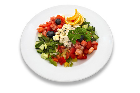 希腊沙拉叶子营养香菜菜单烹饪食物维生素草药饮食洋葱图片