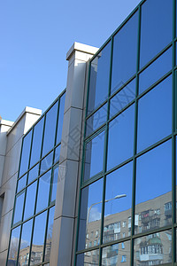 现代建筑店铺销售中心银行精品玻璃建筑学建造办公室咖啡店图片
