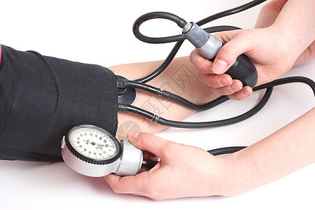 测量血压的量袖口保健工具医生女性乐器卫生情况医院健康图片