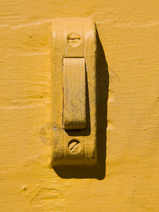 门铃画黄色背景图片