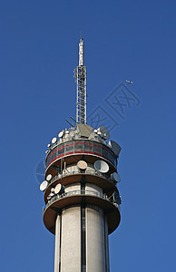 电信塔收音机飞机电讯卫星电话电子产品电波全球化技术远程图片